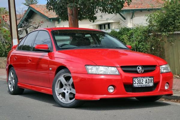 2006 Holden Commodore VZ MY06 SV6 Red 5 Speed Auto Active Select