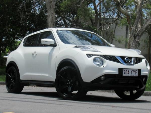 2015 Nissan Juke F15Series 2 Ti-S X-tronic AWD White 1 Speed Constant Variable