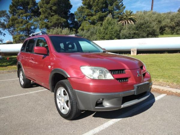 2004 Mitsubishi Outlander ZE LS Red 4 Speed Sports Automatic