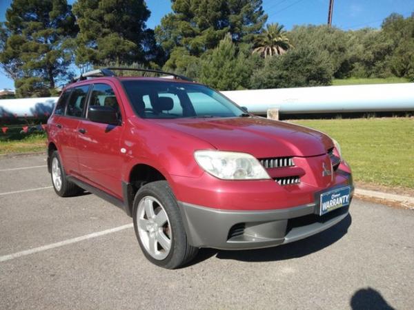 2005 Mitsubishi Outlander ZF LS Red 4 Speed Sports Automatic