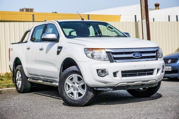 2015 Ford Ranger PX XLT Double Cab White 6 Speed Sports Automatic
