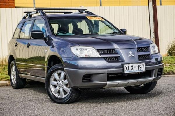 2006 Mitsubishi Outlander ZF MY07 Activ Grey 4 Speed Sports Automatic
