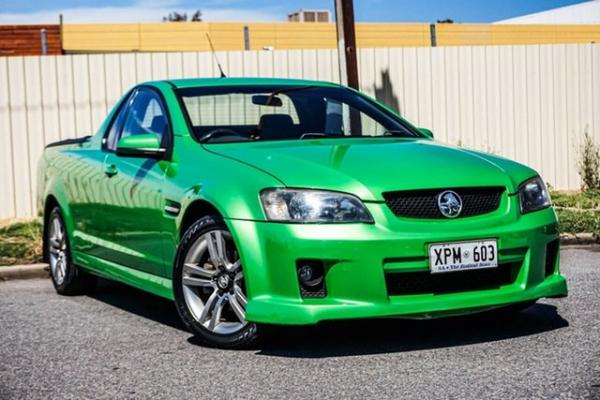 2007 Holden Ute VE SV6 Green 5 Speed Sports Automatic