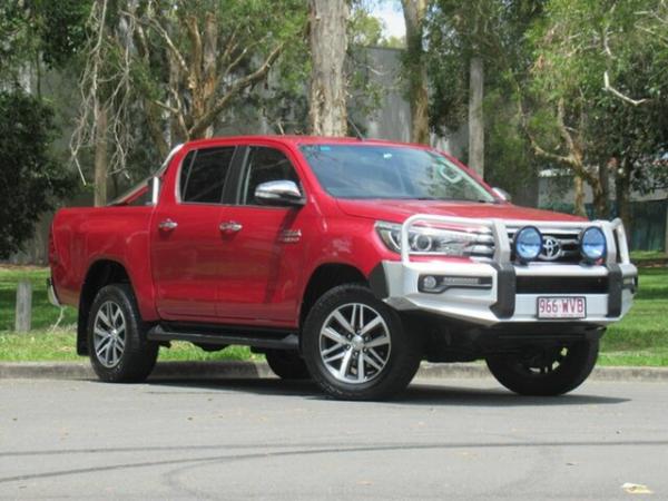 2016 Toyota Hilux GUN126R SR5 Double Cab Red 6 Speed Sports Automatic