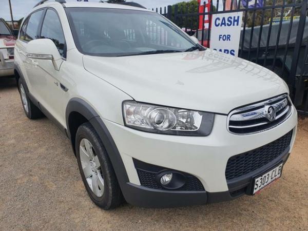2012 Holden Captiva CG Series II 7 AWD CX Pearl White 6 Speed Sports Automatic