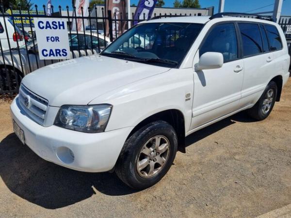 2005 Toyota Kluger MCU28R CV AWD White 5 Speed Automatic
