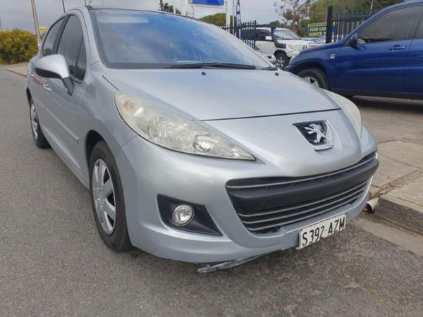 2010 Peugeot 207 A7Series II MY10 XT Silver 4 Speed Sports Automatic