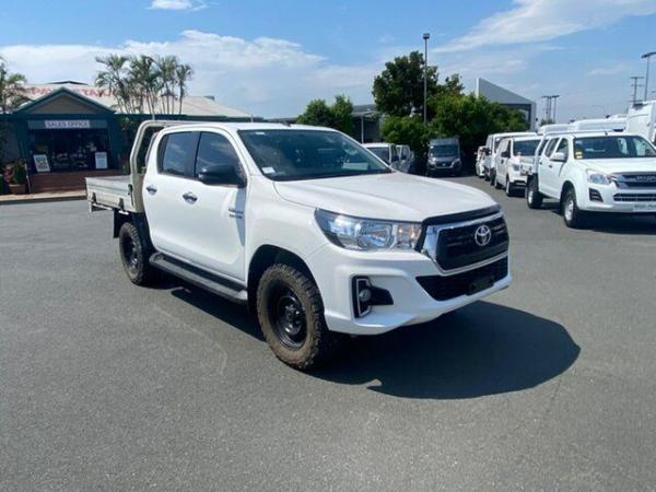 2018 Toyota Hilux GUN126R SR Double Cab White 6 speed Automatic