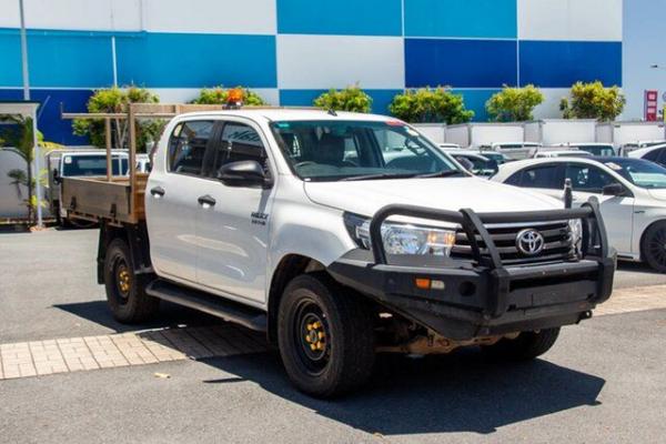 2018 Toyota Hilux GUN126R SR Double Cab White 6 speed Automatic