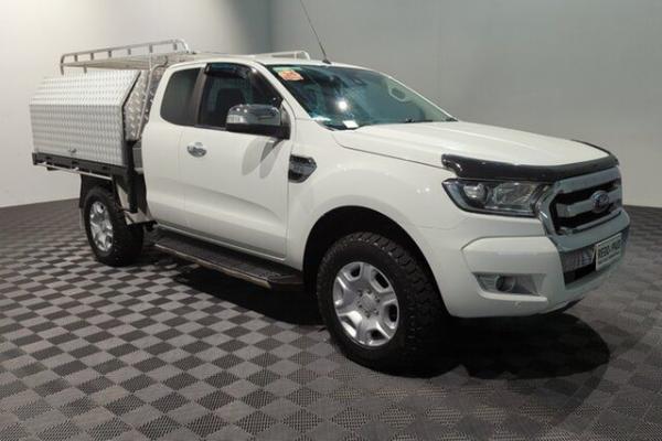 2018 Ford Ranger PX MkII 2018.00MY XLT Super Cab White 6 speed Automatic