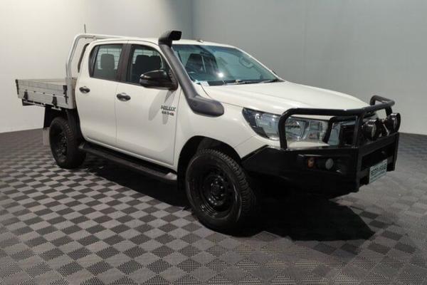 2019 Toyota Hilux GUN126R SR Double Cab White 6 speed Automatic