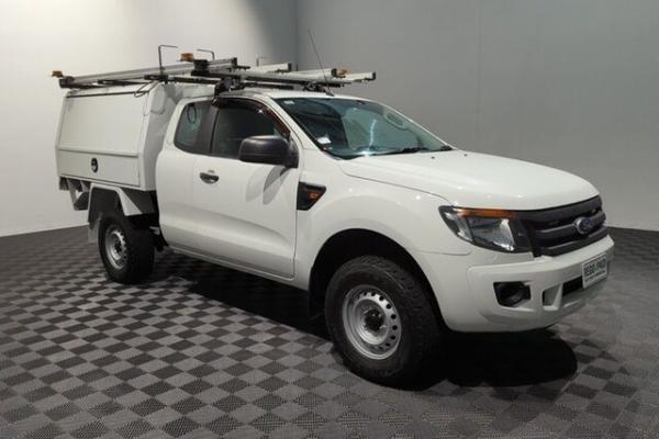 2015 Ford Ranger PX XL Hi-Rider White 6 speed Automatic