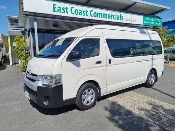 2019 Toyota HiAce KDH223R Commuter High Roof Super LWB White 4 speed Automatic